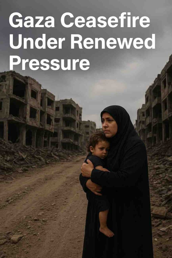 Gaza Ceasefire Under Renewed Pressure
