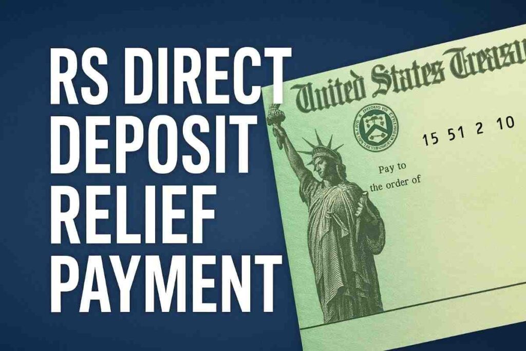 IRS Direct Deposit Relief Payment